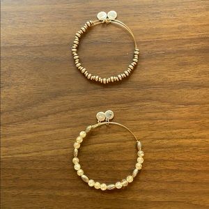Alex and Ani Gold Bangle Set
